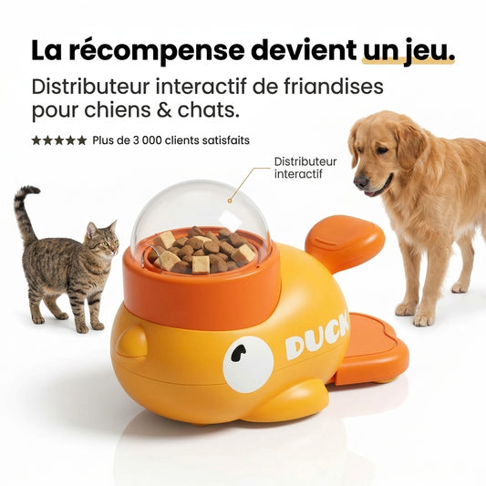 Jouet interactif distributeur de friandises