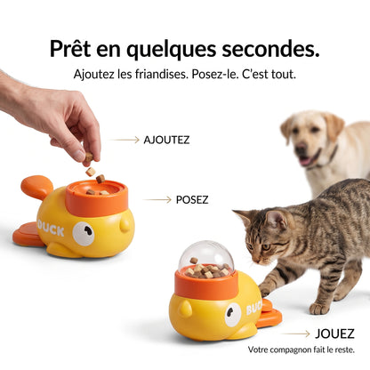 Jouet interactif distributeur de friandises